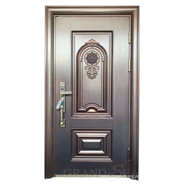 Heat Transfer Print Multi-Point System Thailand Entrance Front  Security Steel Door